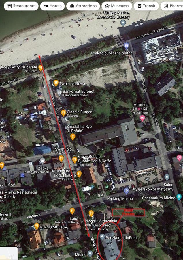 Planeta Apartment Mielno Мєлно Екстер'єр фото